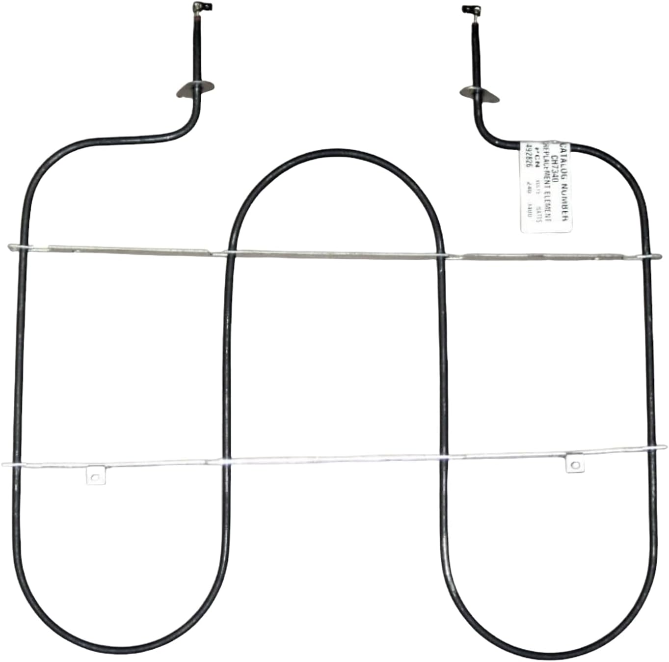 W10308476 Range Oven Broil Unit Heating Element for Whirlpool Kenmore Oven, Rated 3400 Watts at 240 Volts, Electric bake element Replace 3195063 8053712 814431 9757340 W10308476 W10856603 AP5999255