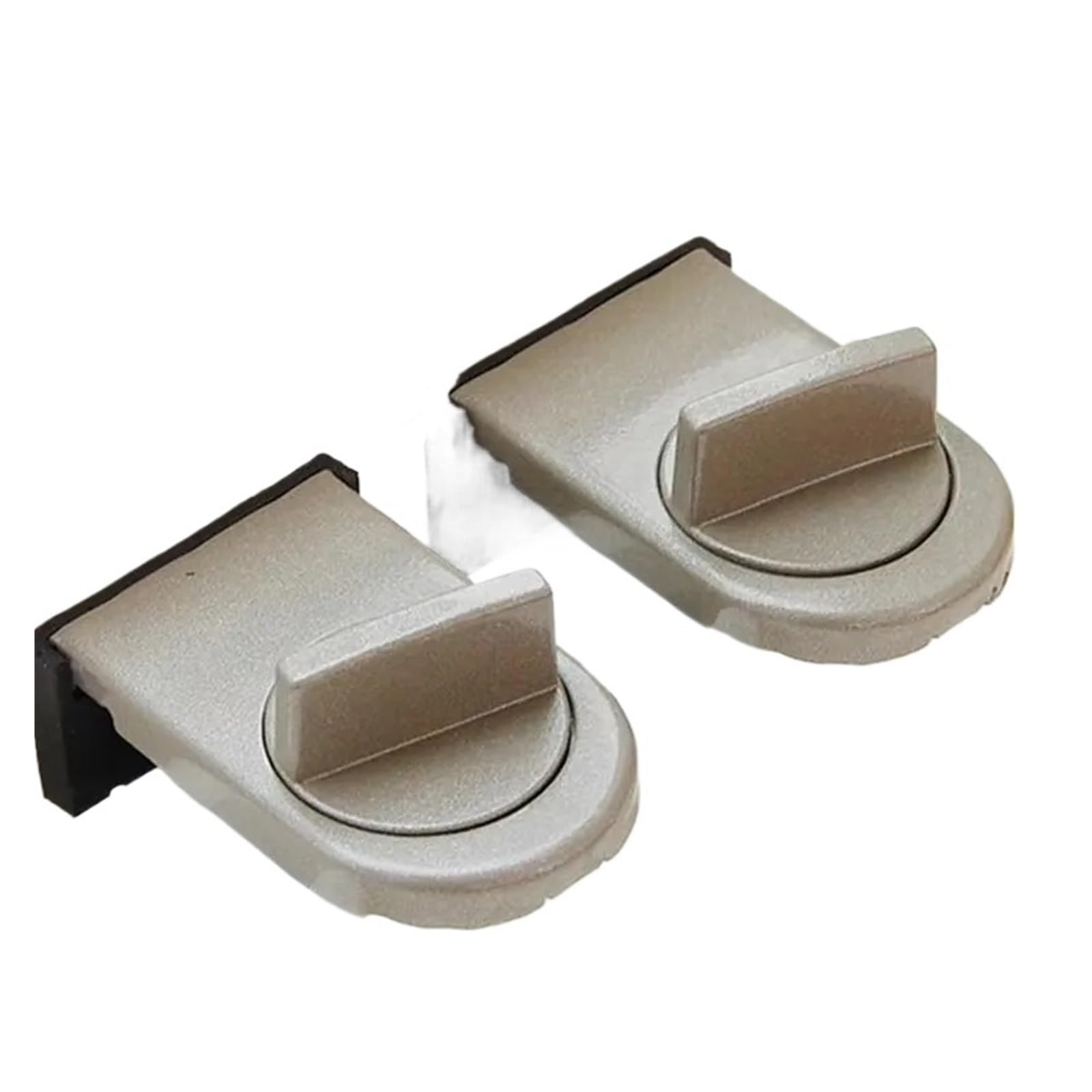 Lot de 2 verrous antivol for fenêtre, antichute for enfants, réglables et fixes(Brown 2PCS)