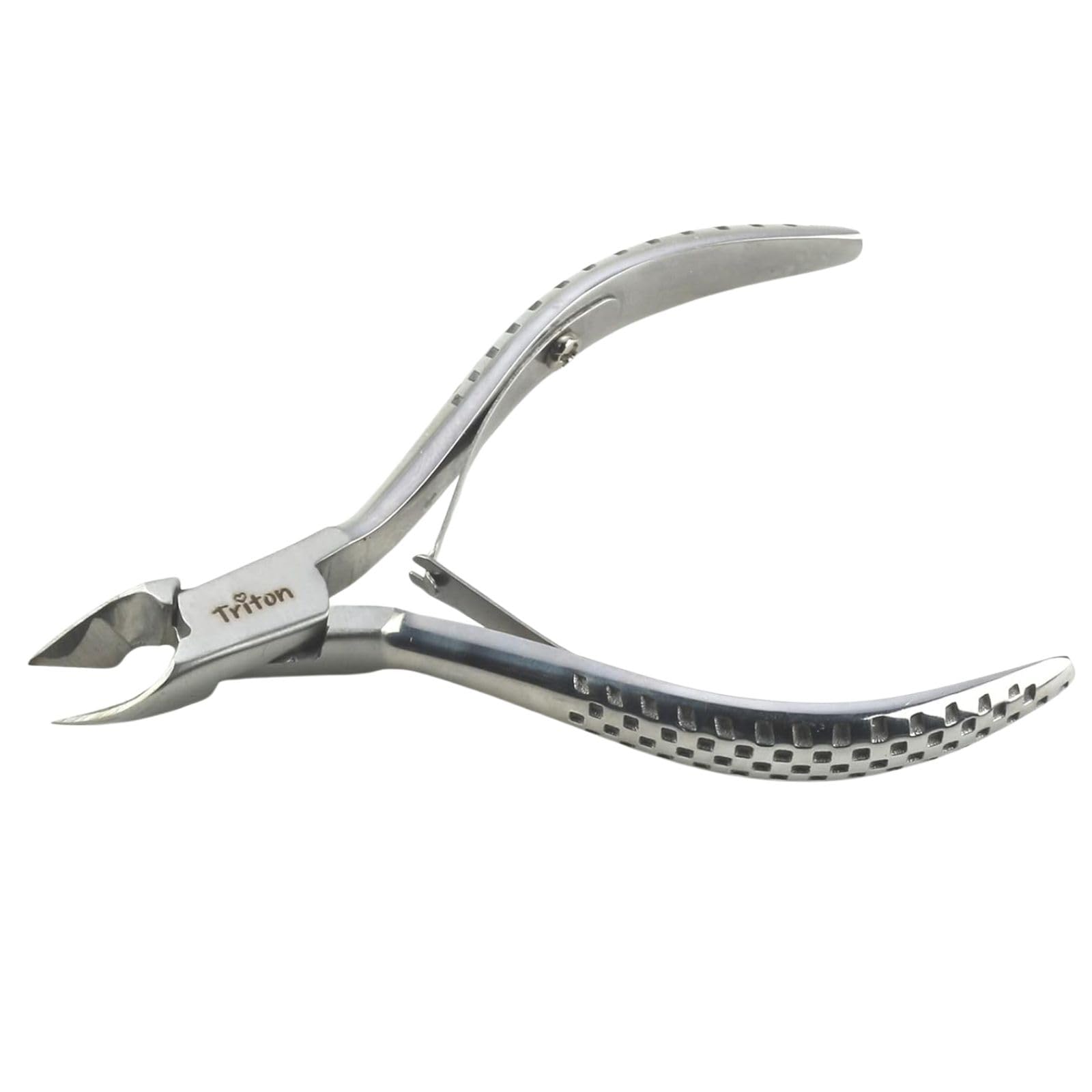 TRITON Professional Podiatrist Toe Nail Nippers Clipper, Stainless Steel Cuticle Cutter for Thick n Ingrown Nails, Manicure Pedicure Tool_Silver-image-25