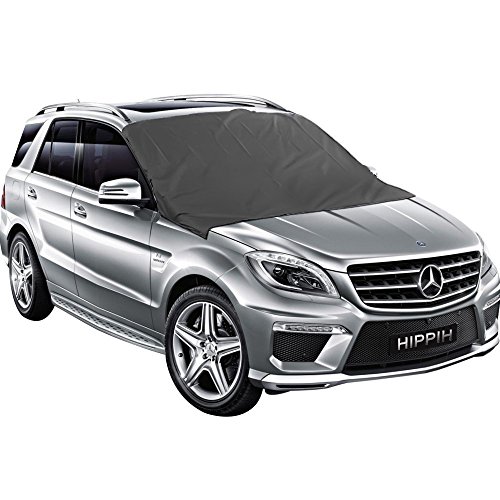 Hippih Car Windshield Snow Cover Magnetic for Most Vehicles,Protect The Windshield and Wiper from Ice,Snow, Frost