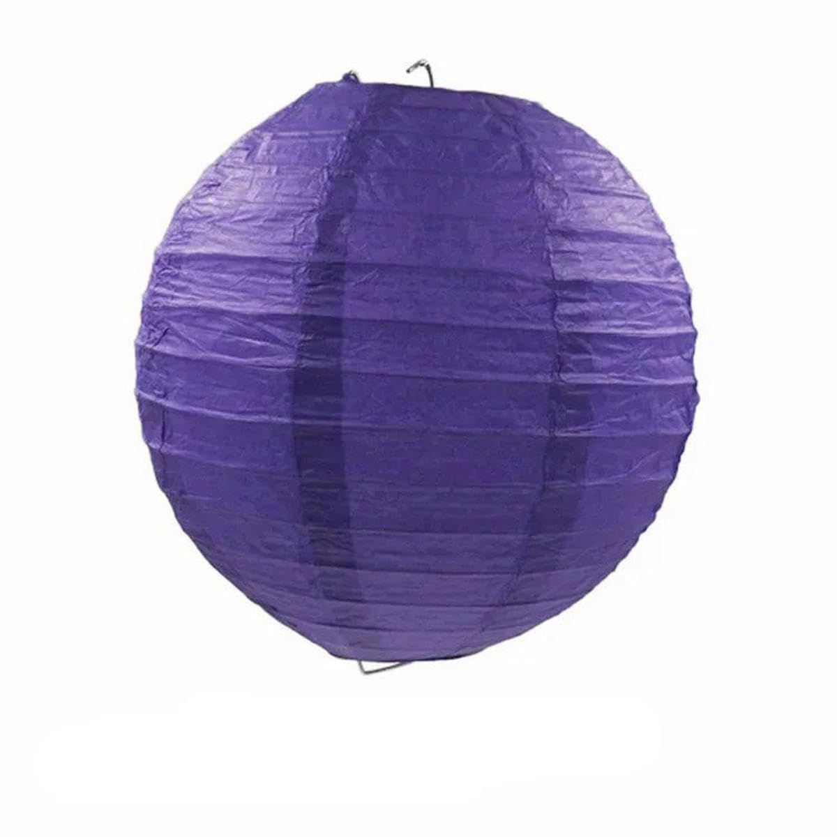Round Paper Lanterns, Round Hanging Paper Lanterns Multicolor 10-40cm(Lavender,35cm(14inch))