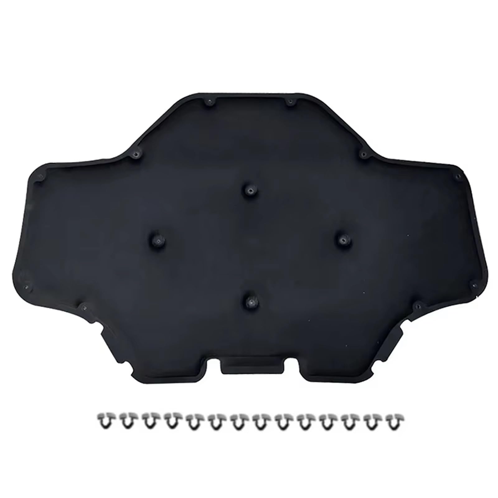 Mnbyhud Black Bonnet Insulation Pad Compatible With Bmw For X3 G01 2018 2019 2020 Car Engine Soundproof Front Hood Soundproofing Cover Heat Sound Insulation Bonnet Mat