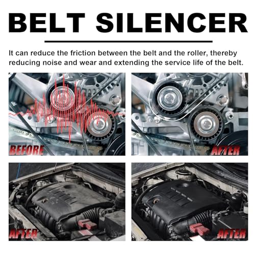 Image of 3.38fl.oz (100ml) Belt Dressing Spray Automotive, Long-Lasting Anti-Slip Timing & Drive Belts, Restores Grip & Extends Belt Life, Quick-Dry Belt Dressing Noise Lubrication (1 Set)