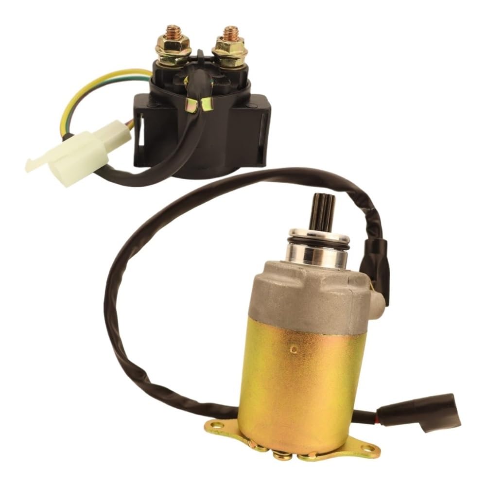 Démarreur et relais solénoïde GY6 pour VTT quad 125cc et 150cc