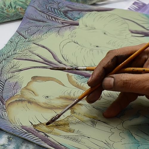 Anna by Anuschka Women’s Original Leather Hand-Painted Medium Tote with Loop and Turn Lock2