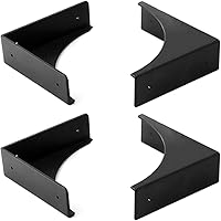 Vista 6 de Protector de esquina de metal, 4 piezas de parachoques de esquina de muebles de gabinete de borde antiguo, protectores de esquina de mesa, cubre