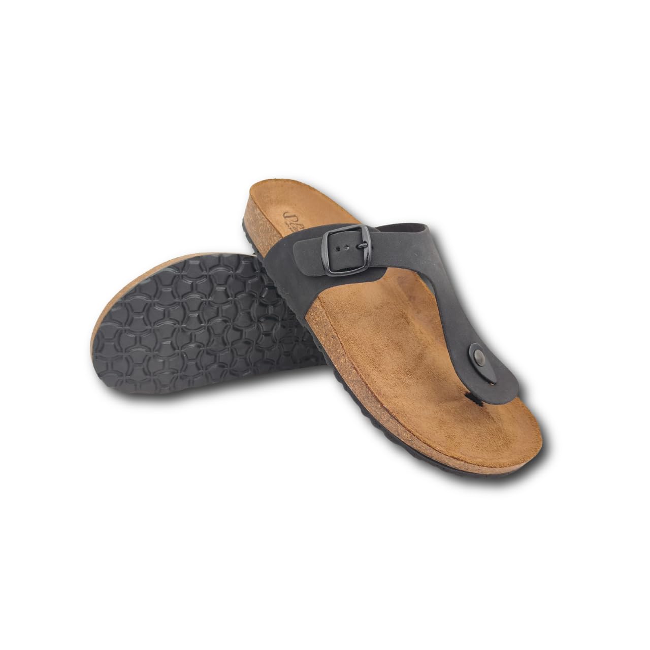 Sandali Uomo Estivi, Infradito in Pelle, Eleganti Ciabatte Estive in Cuoio, Sandalo per Mare, Casa, Spiaggia Made in Italy