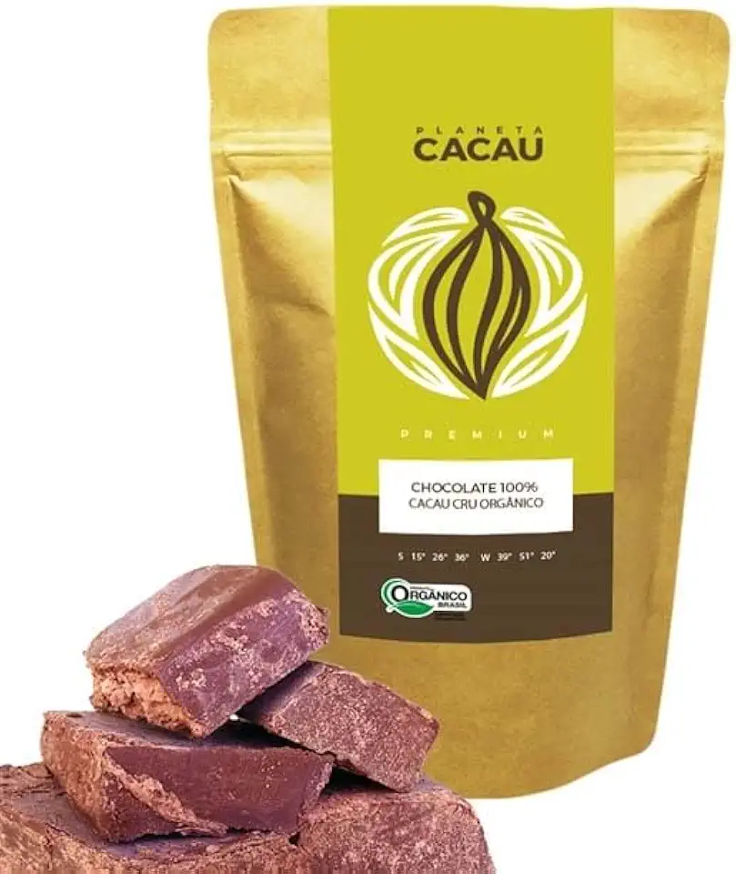 Planeta Cacau Chocolate 100% Cacau Cru, Orgânico e Gourmet 250g