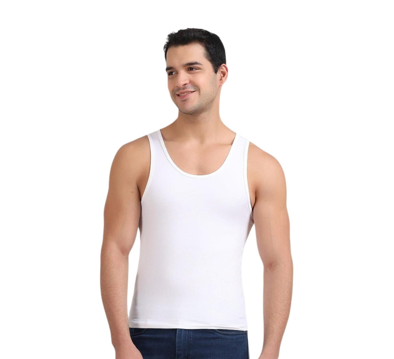 UG maa Sakti fine Vest, Pack of 1, Sleeveless, Men Pure Cotton Vest, Banian-picture-15