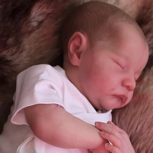 Miniatura 3 de RXDOLL Muñecas de bebé Reborn realistas de 19 pulgadas de vinilo de silicona de cuerpo completo para niña, muñecas de bebé recién nacidas realistas