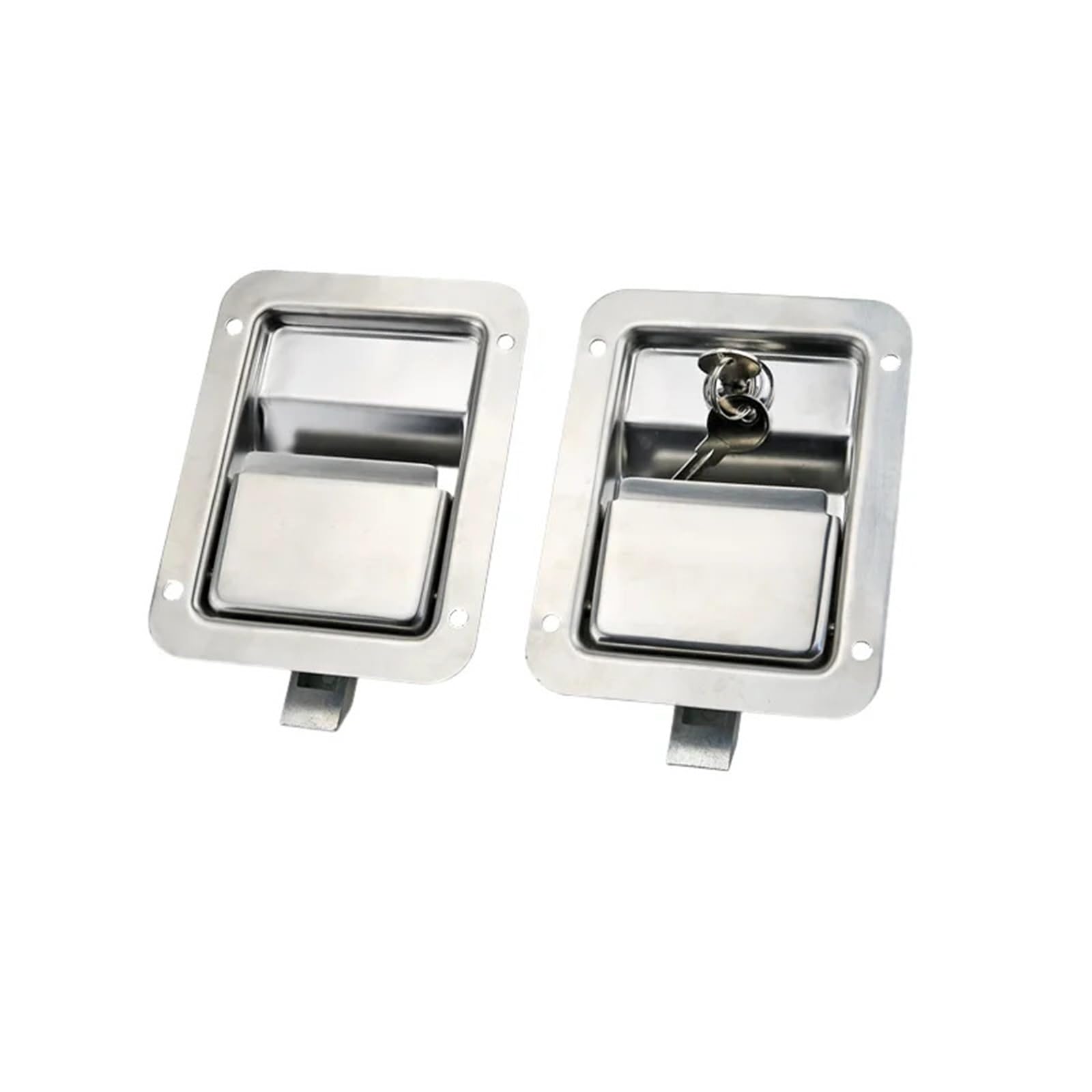 Serrure de panneau encastrée inox 304 anti-corrosion avec clé