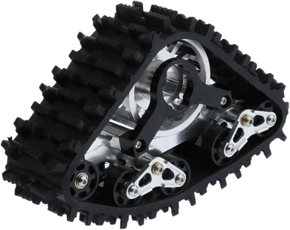 Almencla 2X 1:10 RC Crawlers Tires Track Wheels Mobile Conversion Snow