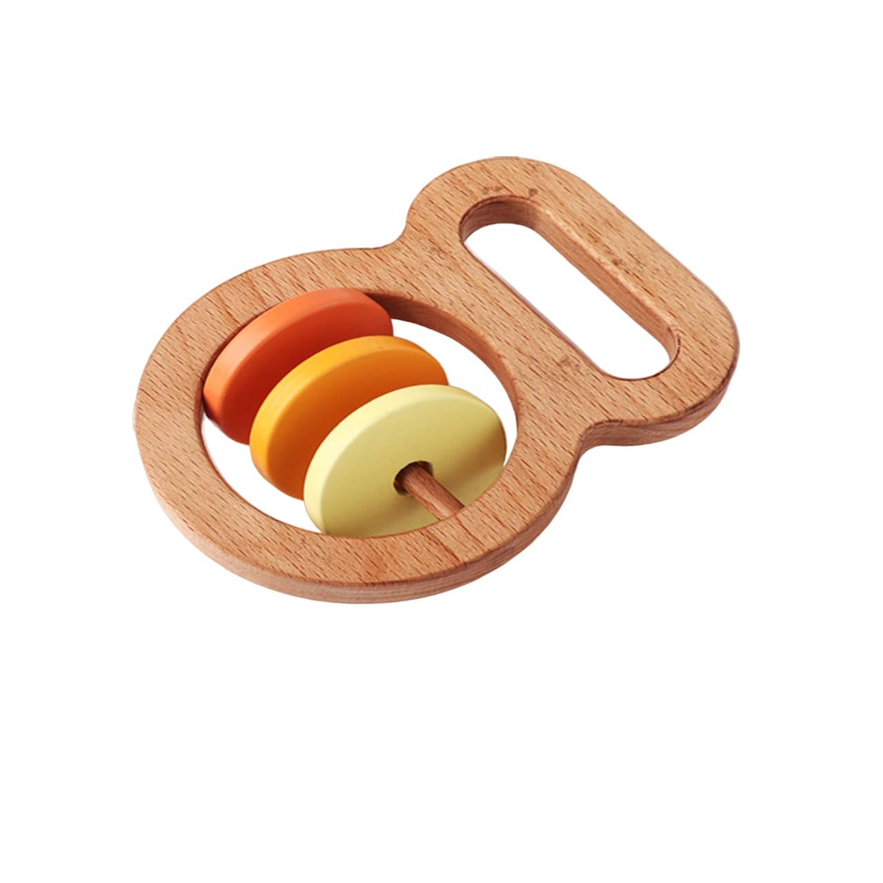 FIRSTCRY INTELLIBABY Intellibaby Premium Wooden Grasping Baby Rattle For Toddlers/Infants|Bis Certified|Baby Gift For Toddlers|Multicolor|4+ Months (B0C46C9SGW) Amazon Price History, Amazon Price Tracker