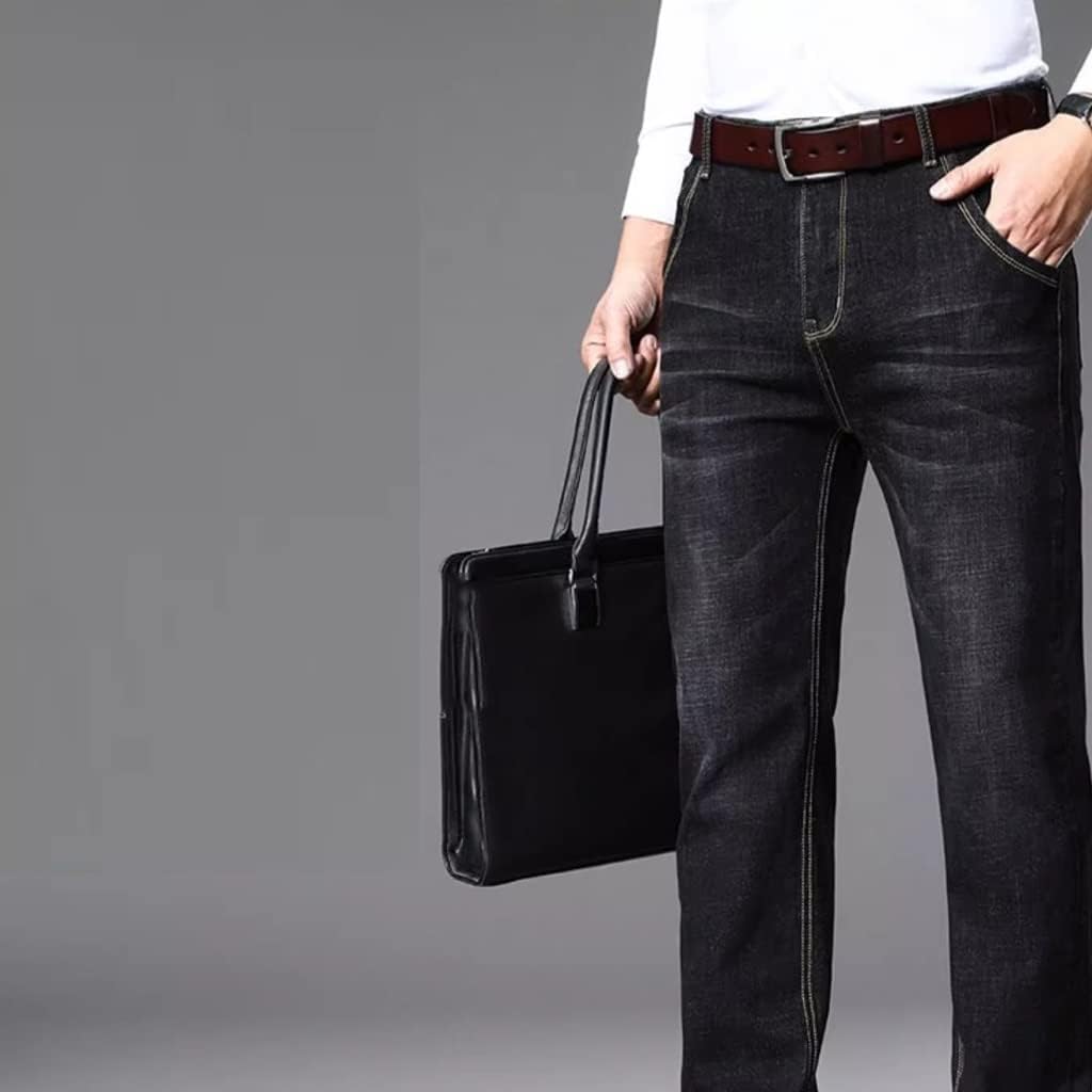 Men's New Large Size Jeans Cockerel Pants Workwear En's Straight Loose Casual