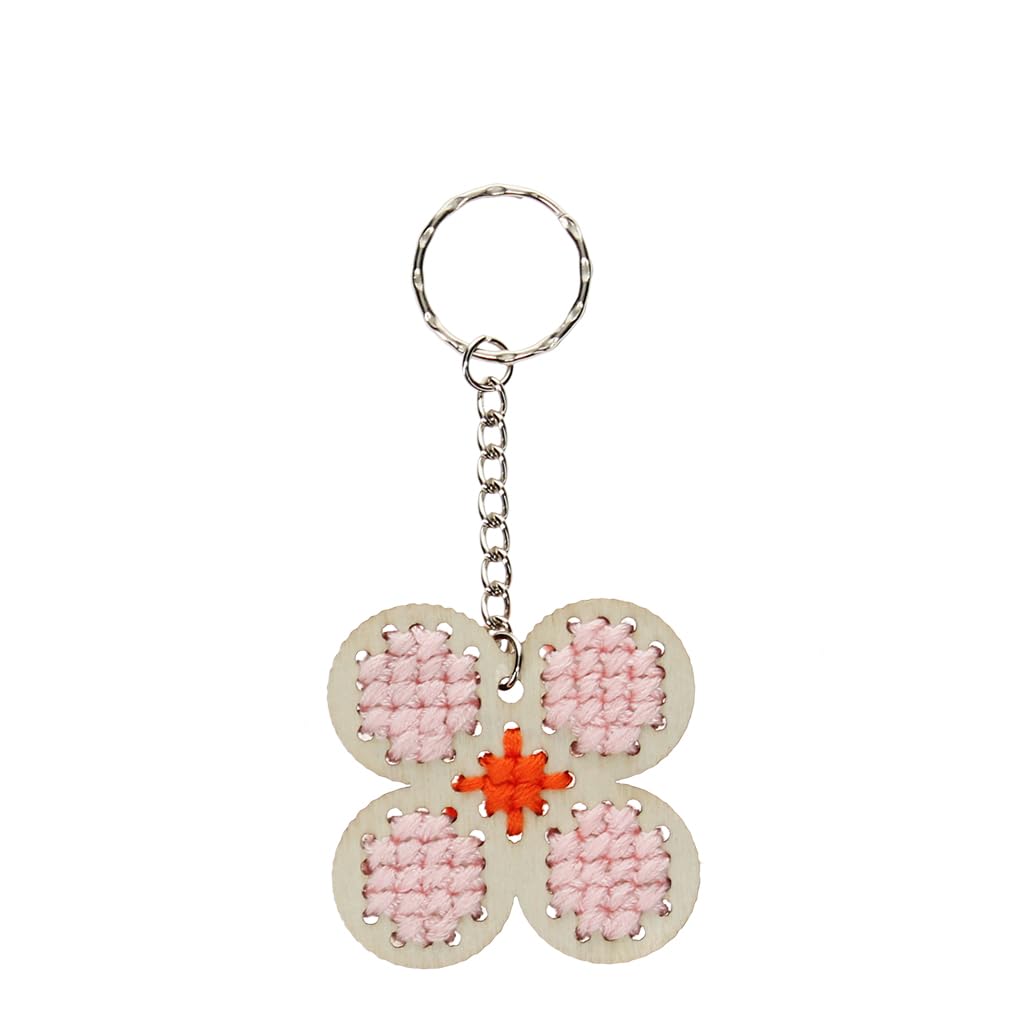 Rex London Girls Multicolore 'S Key Ring Daisy