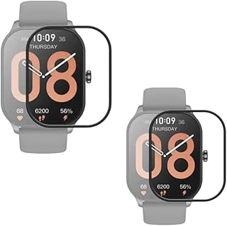 BESHYAKA (Pack OF 2) Film Screen Protector For Amazfit POP 3S – HD Clarity, 3D Curved, Anti-Scratch, Easy To install – Not A Glass