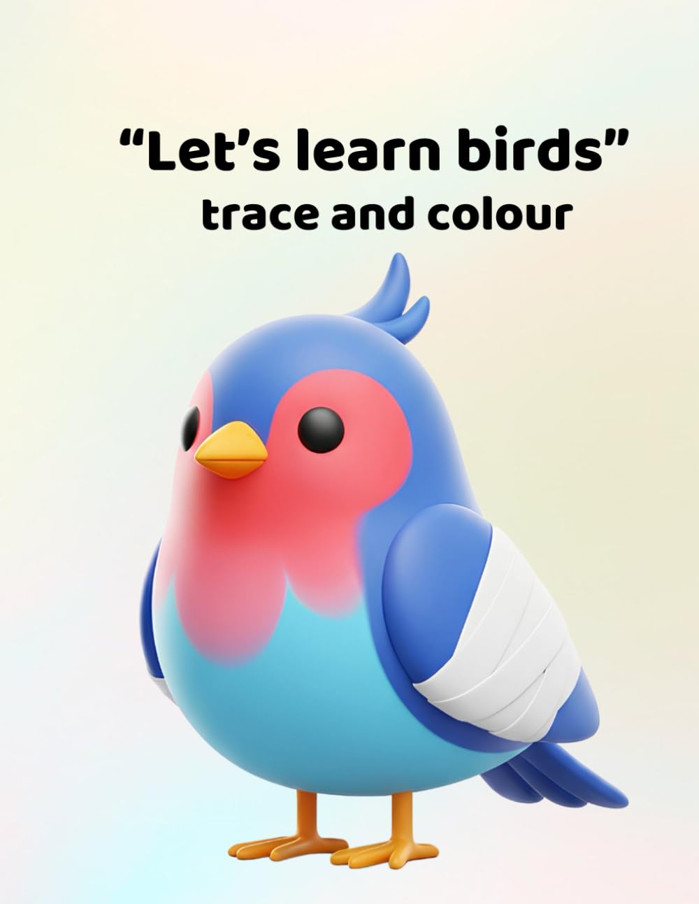 Let's learn birds - trace and colour: Making learning fun - for ages 3 - 6