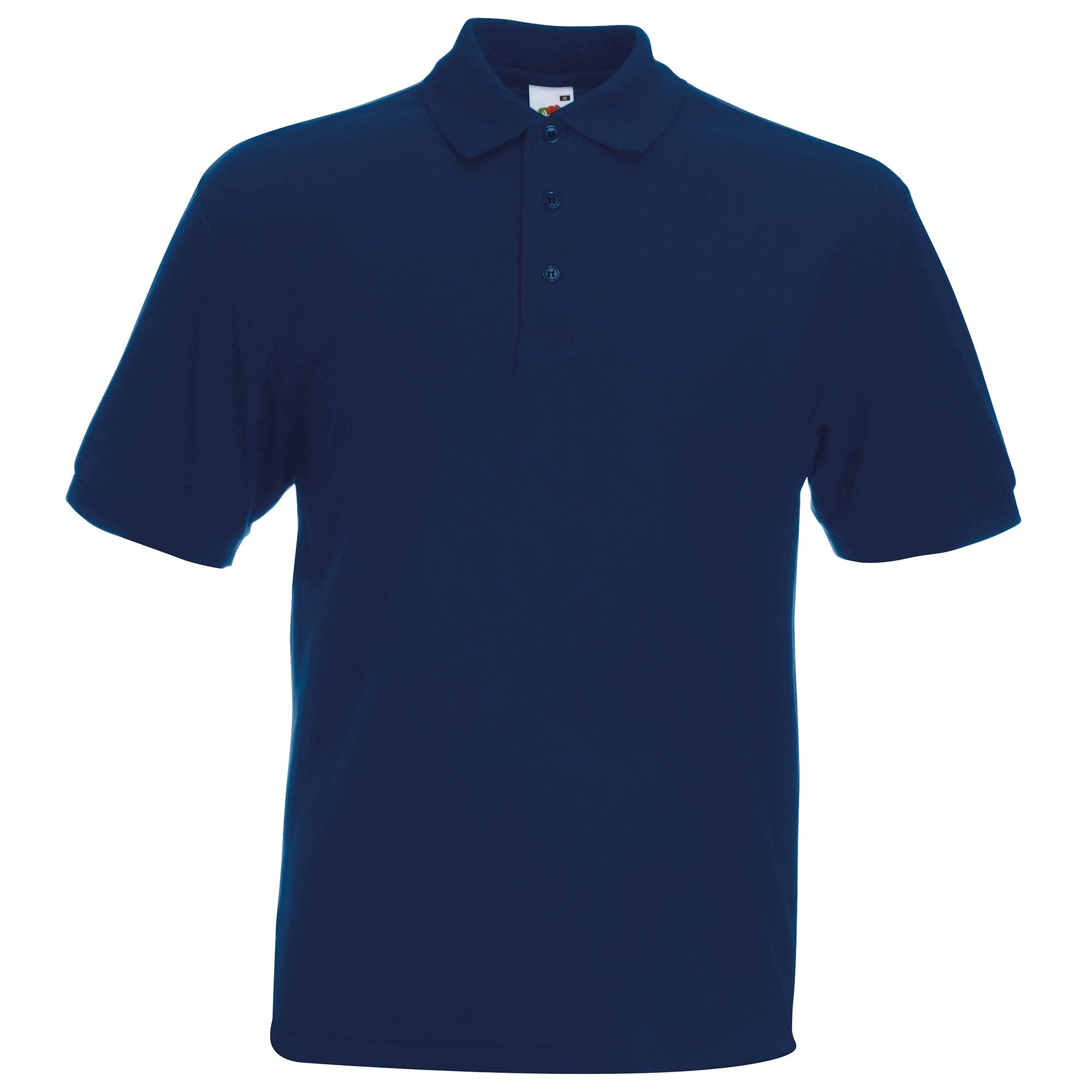 Fruit of the Loom - Short Sleeve Polo Shirt - Men, blue navy, 3XL