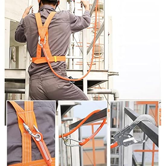 Imbracatura Arrampicata - Mezzo Corpo Regolabile | Portata 300 Kg | Per Alpinismo E Lavori In Altezza - Foto 12