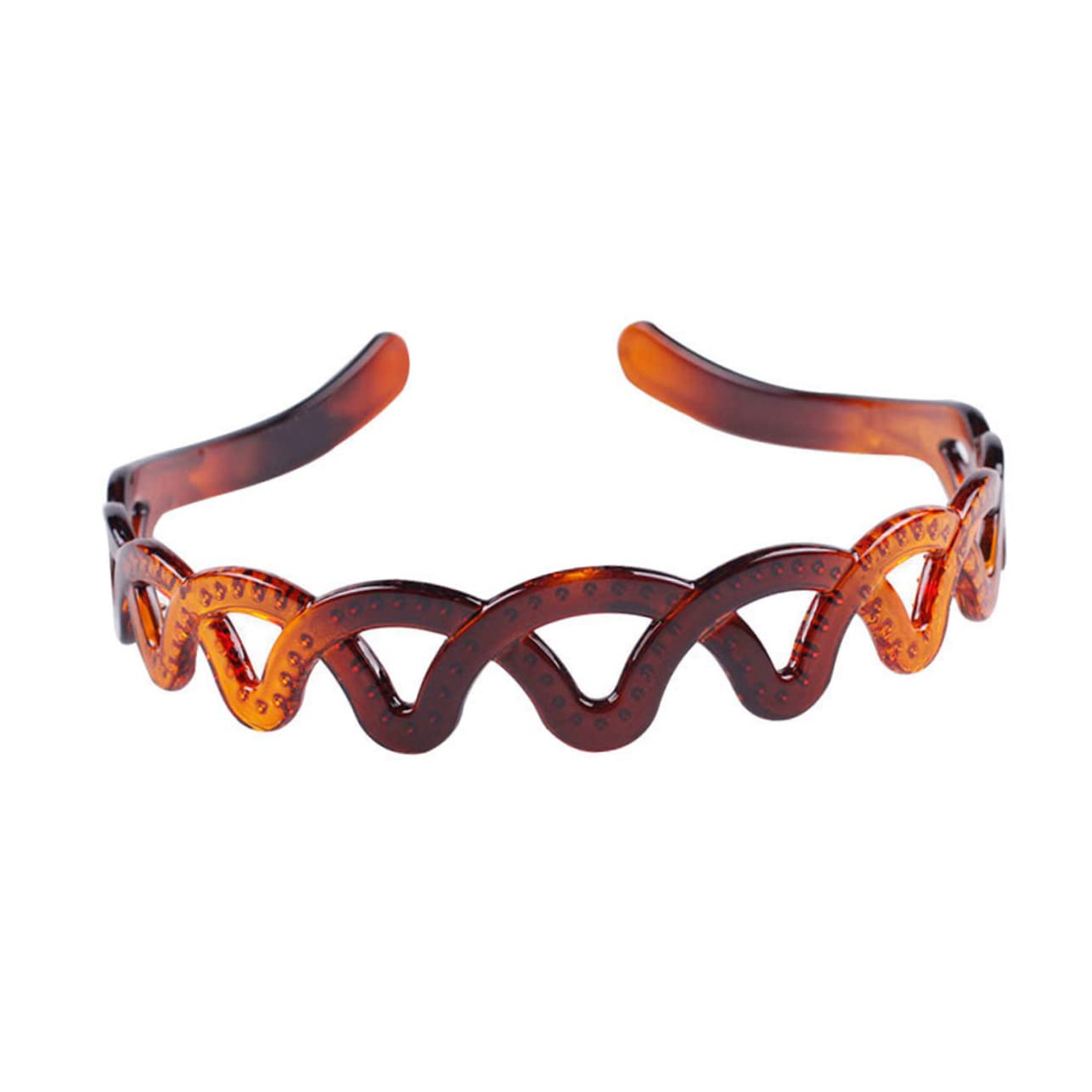 FRCOLOR Pz cerchio per a forma di onda scrunchies hair band calcio sottogola fasce per donne atletiche accessori cerchio per alla moda per antiscivolo