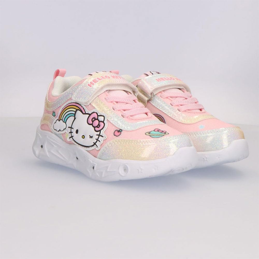 CERDÁ Life's Little Moments Deportivas con Luces Niño Hello Kitty Deportiva Suela Ligera Eva con Luces – Deportivas con Luces Niño Infantiles Scarpe da ginnasticaUnisex - Bambini e Ragazzi