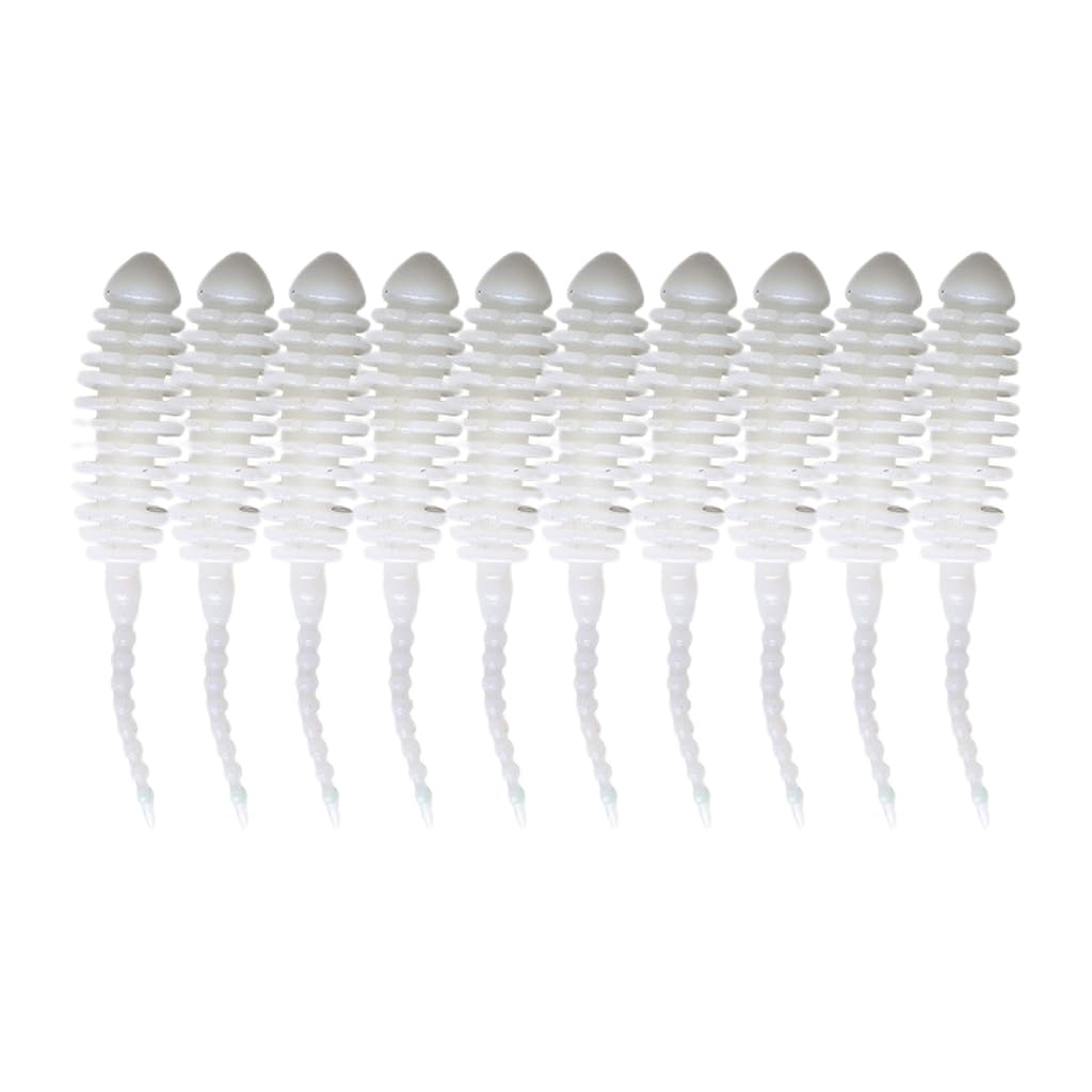 GMBYLBY 10pcs Soft Baits Simulation Lures Artificial Fishing Lure Tiny 35mm 0.25g Silicone