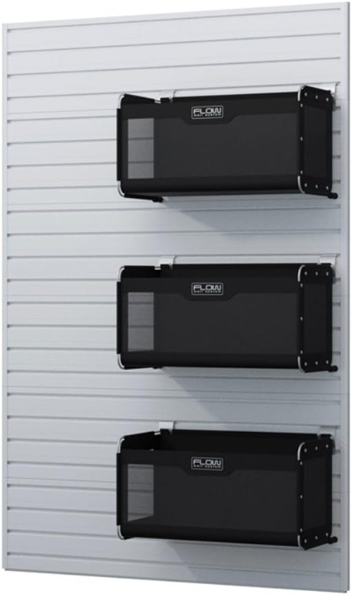 Flow WallSoft Bin 3 Pack Combo Finish: White, (FWS-4812-6WB17)