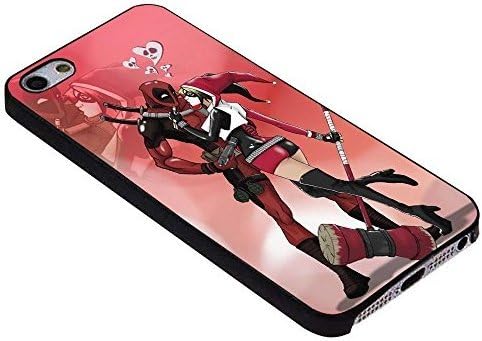 VenKa Store iPhone 7 7s Back Phone Case Cover OF Harley Quinn And Deadpool