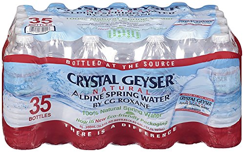 Crystal Geyser Alpine Spring Water, 16.9 oz Bottle, 35 count (2 PACK)