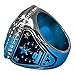 Express Medals Champion Football Trophy and Championship Ring with Gift Award Box Tournament Set Fantasy Presentation