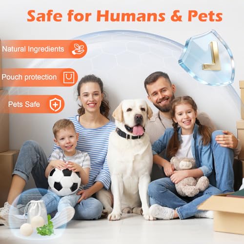 Image of Mouse Rodent Repellent, 8 Pack Peppermint Oil Repellent Balls for Mouse Rats Squirrel Spider Roach Ant Pest Control Indoor & Outdoor, Natural Moth Balls for Rodent Control