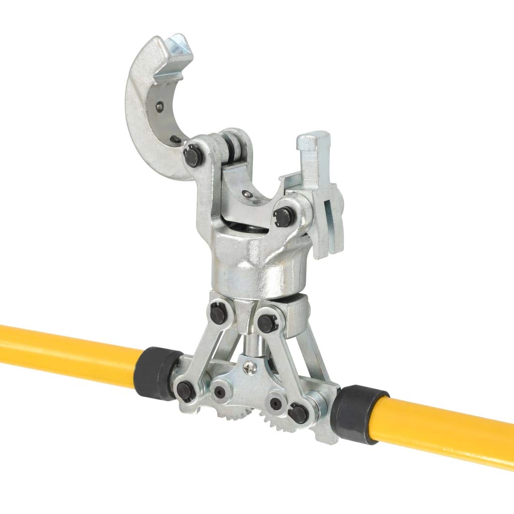 Pinza crimpadora hidráulica, material de acero, cabeza giratoria a 360°, campo de engarzado 16-32 mm, fuerza de engarzado 60 KN, funda, 4 adaptadores a presión con brazos