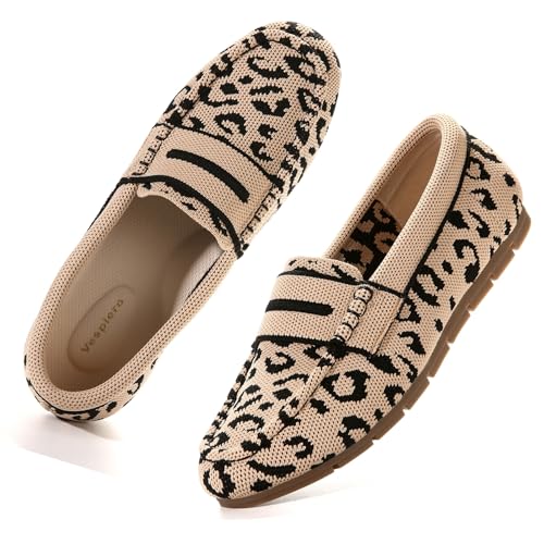 Image of Vespiero Loafers for Women Comfortable Slip on Work Flats Shoes Womens Dressy Casual Walking Shoes