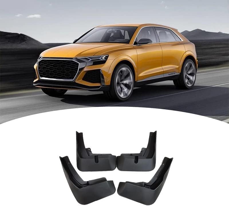 Bavettes garde-boue Audi Q8 2018-2022 avec vis de fixation pour protection avant et arrière