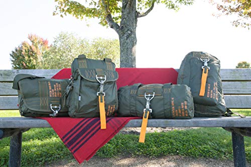 Farm Blue Military Man Duffle Bag – Vintage Tactical Duffel Bags w/Pockets - Image 9