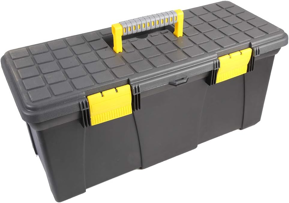 DuratoolD00410 Plastic Tool Box, 255mm x 500mm x 250mm