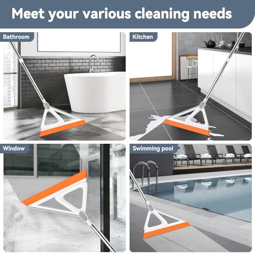 image for Nodirz Multifunction Magic Broom, Silicone Squeegee Broom for Floor, R