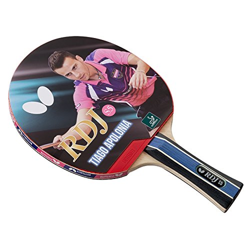 Butterfly RDJ S5 Table Tennis Racket – ITTF Approved Ping Pong Paddle –
