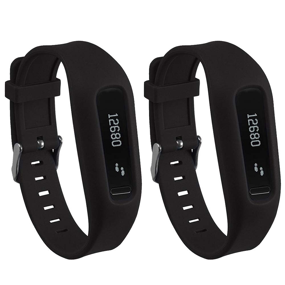 Buckle Bracelet for Fitbit One, Replacement Silicone Band with Chrome Watch Clasp and Fastener for