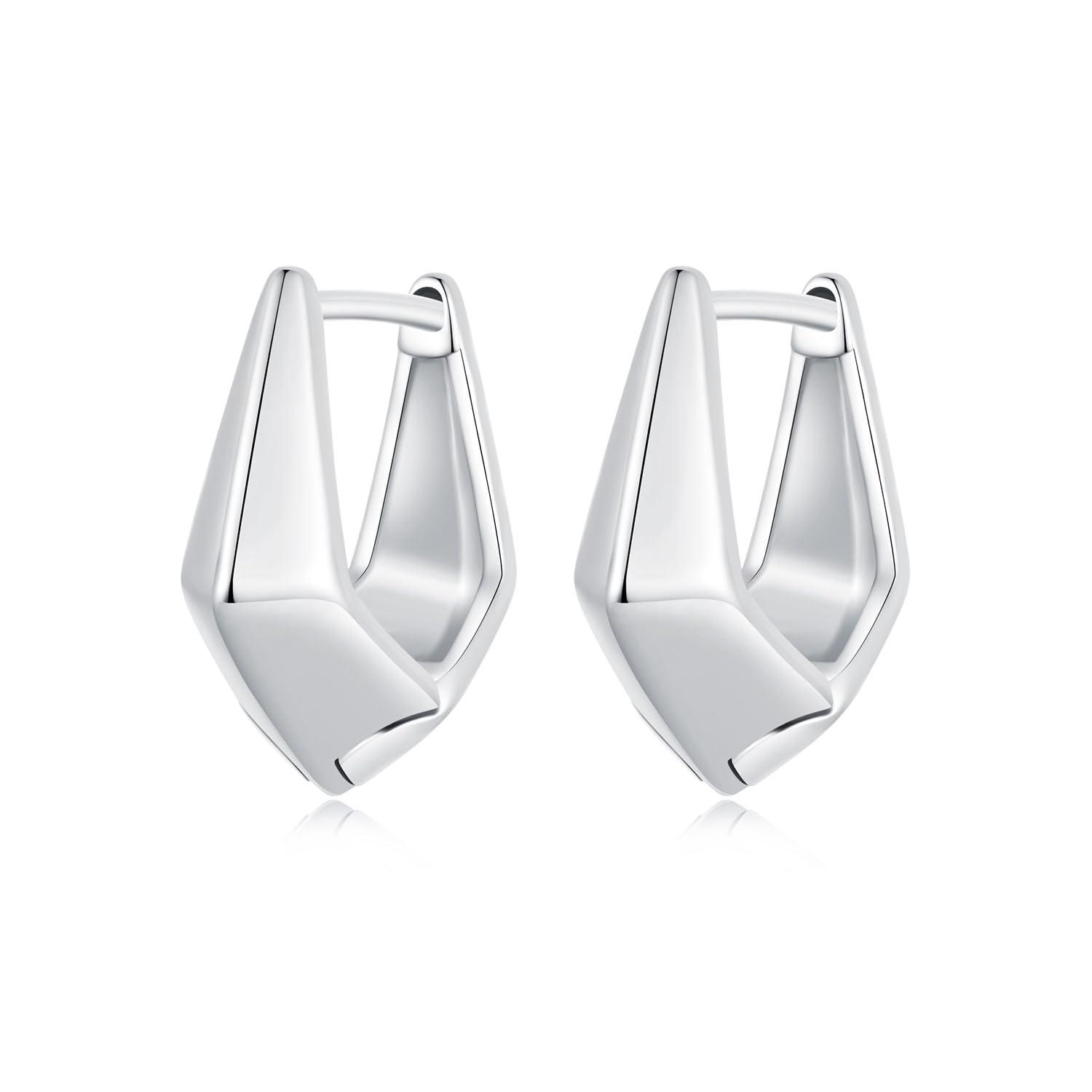 WBDWWTD Orecchini a Cerchio Orecchini a Cerchio Piccoli Orecchini Geometrici minimalisti delicati Orecchini Boho Beach