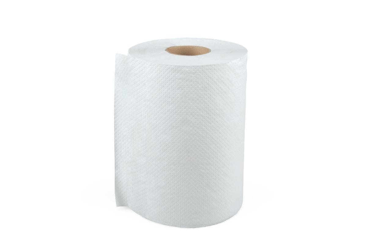 Medline Standard Paper Towel Rolls, White, 8