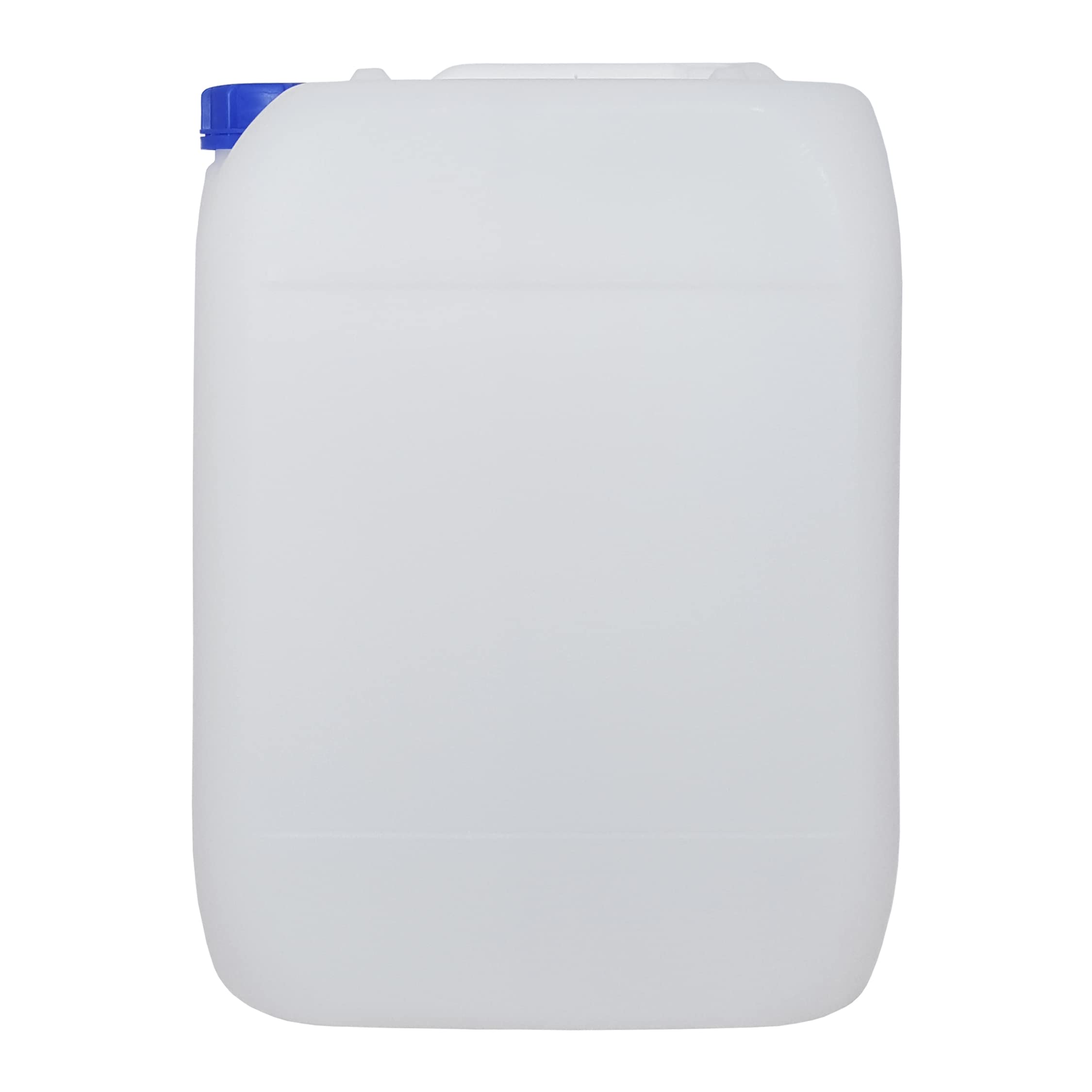 Bidón Garrafa Plástico 20 litros apilable. Apta para uso alimentario. Homologación para transporte ADR. (2 Unidades).
