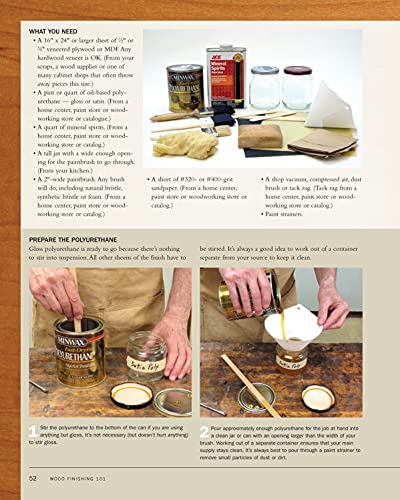 Wood Finishing 101, Revised Edition: The Step-By-Step Guide (Fox Chapel Publishing) Simple Finishes with Beginner-Friendly Instructions, Photos, Helpful Tips, and Advice for Woodworkers and Hobbyists - Image 6