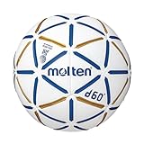 Molten d60 Handball, White/Blue/Gold, 3