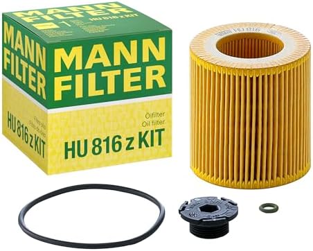 Original MANN-FILTER Filtro do Óleo HU816z KIT para BMW Série 1, ...