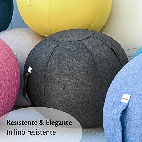 Backerz Palla per Sedersi 65cm - Palla Ginnastica