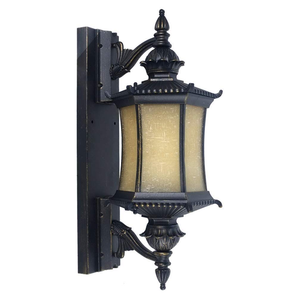 Lampe murale extérieure E27 en aluminium étanche style rétro nostalgique pour villa