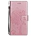 Produktbild Nancen Compatible with Handyhülle Sony Xperia Z5 (5,2 Zoll) Flip Schutzhülle Zubehör Lederhülle mit Silikon Back Cover PU Leder Handytasche im Bookstyle Stand Funktion