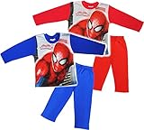 alles-meine.de GmbH 2 TLG. Set _ Hausanzug / Schlafanzug - Spider-Man - Größe: 2,5 Jahre - Gr. 98 - 100 % Baumwolle - Langer Pyjama / Sportanzug langärmelig / Trainingsanzug ..