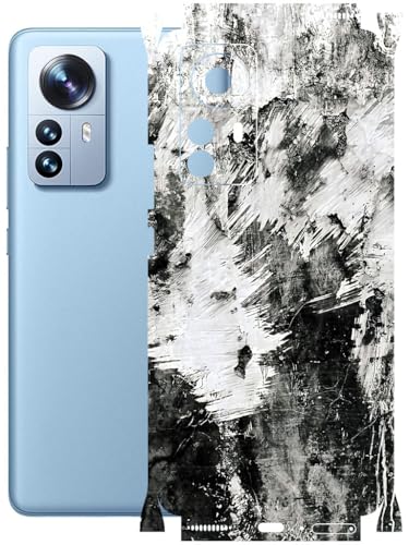 Image of AtOdds - Full Body Back Screen Guard Protector Film - Lamination Wrap Skin Sticker Compatible with XIAOMI Mi 12 PRO | Scratchproof Matte Finish (Messed)